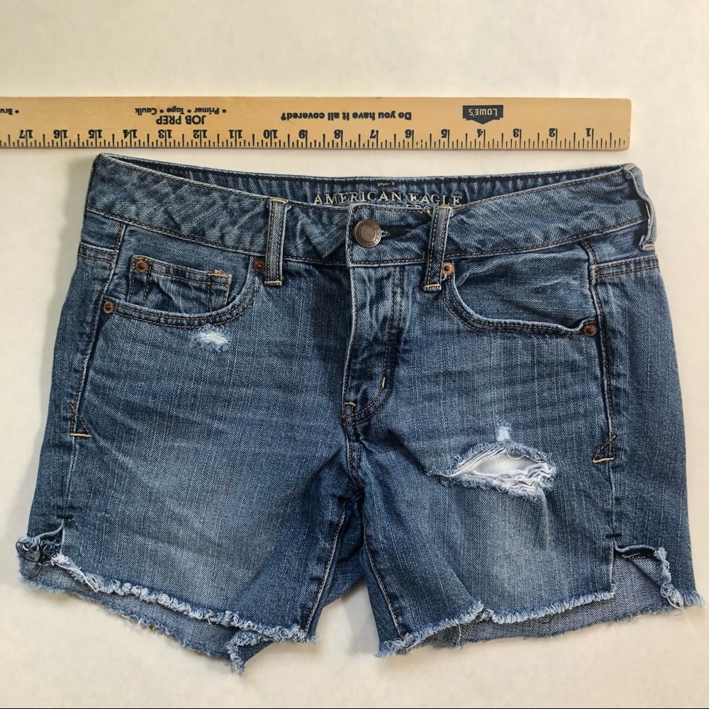 AEO denim boyfriend shorts